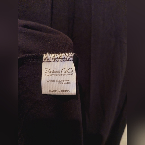 Urban CoCo Women's XXL Black Long Sleeve Cardigan - Picture 7 of 7